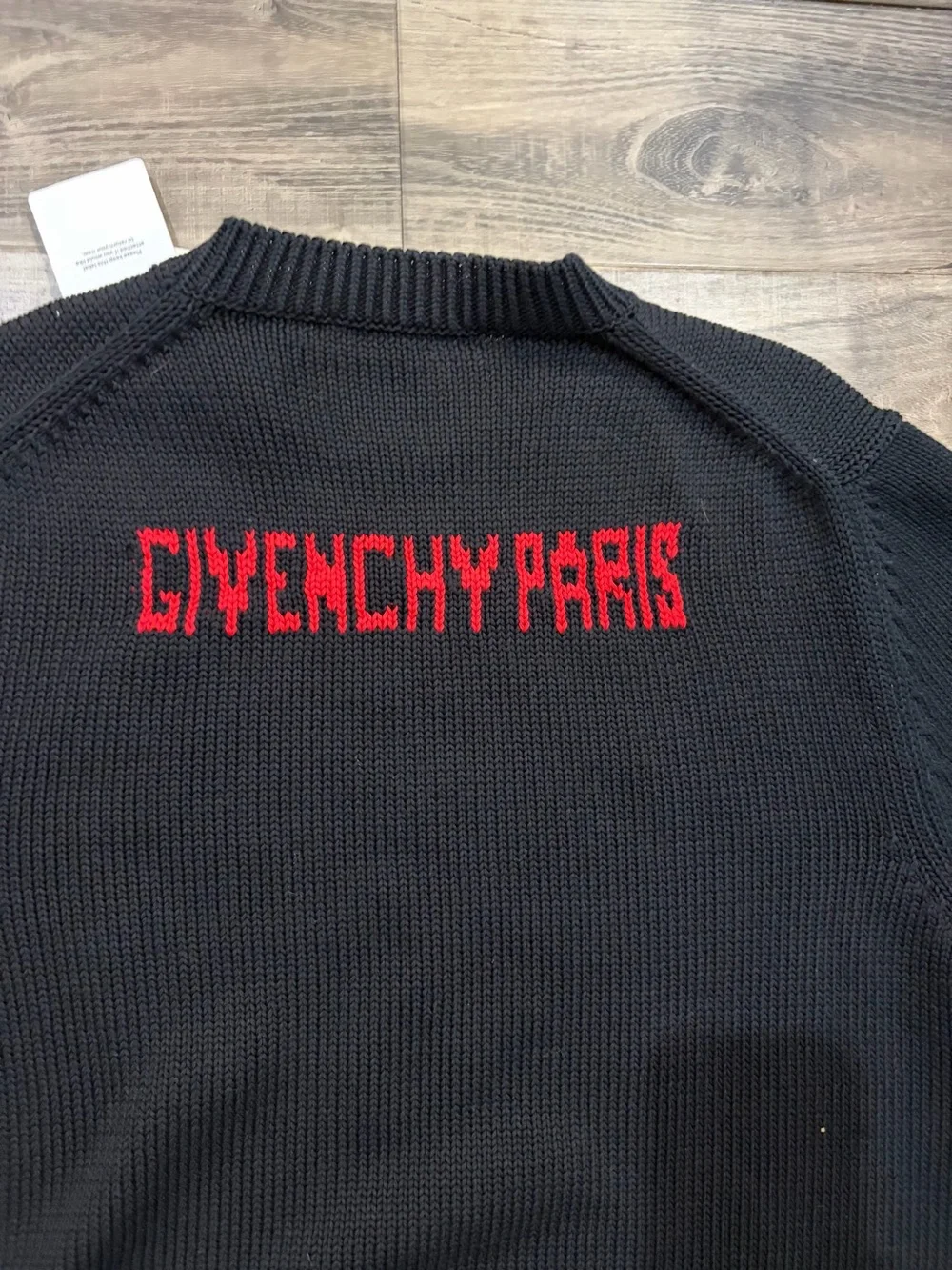 Givenchy Logo Pattern Round Neck Loose Long Sleeve Sweater New with tag
